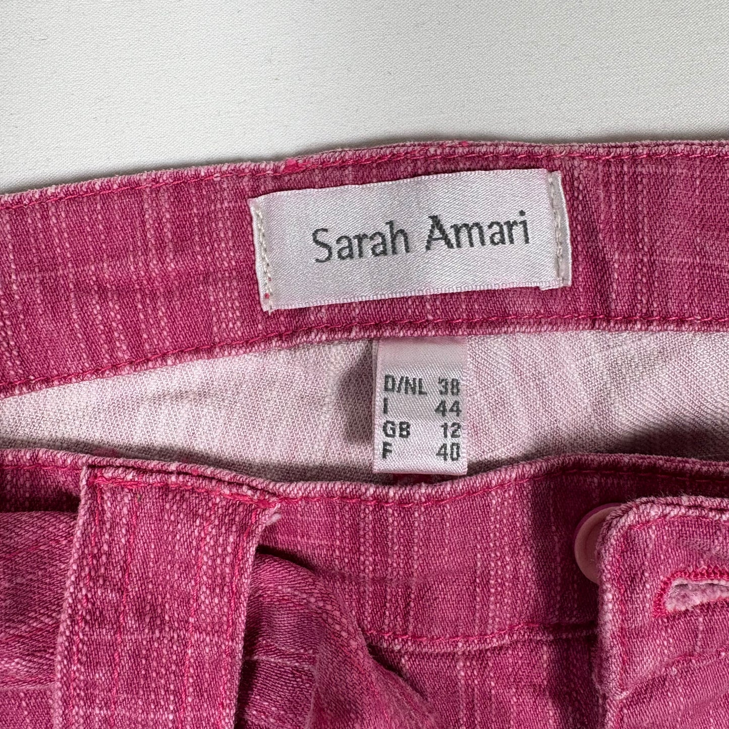(M) Flared Y2K Pink Pants