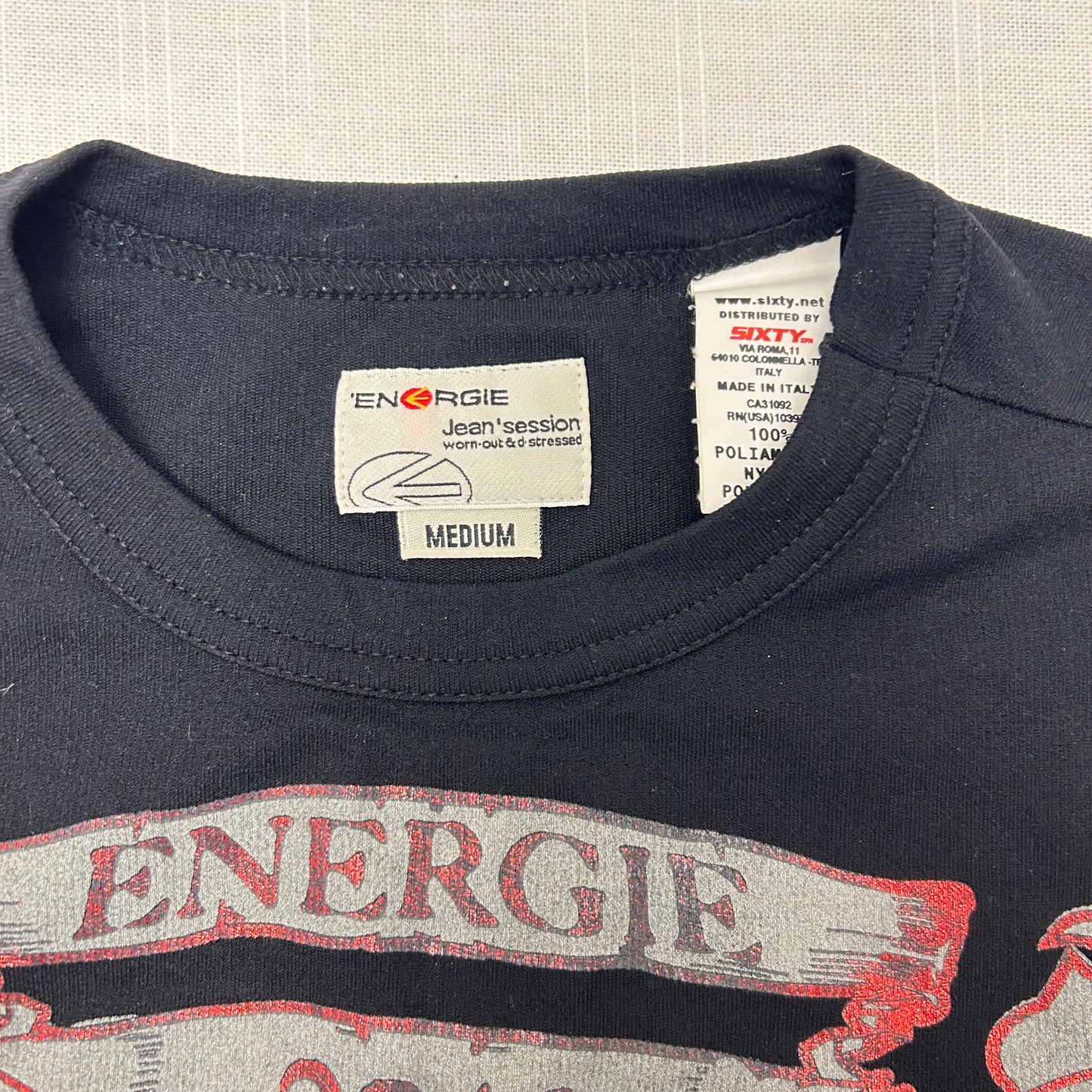 (M) Energie Black T-Shirt