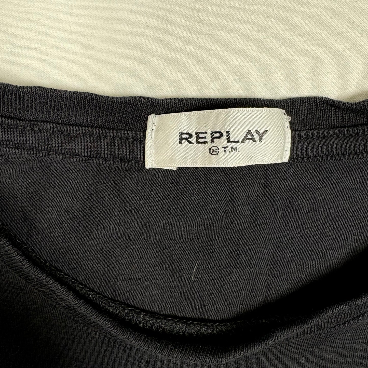 (XS) Replay Black Y2K Blouse