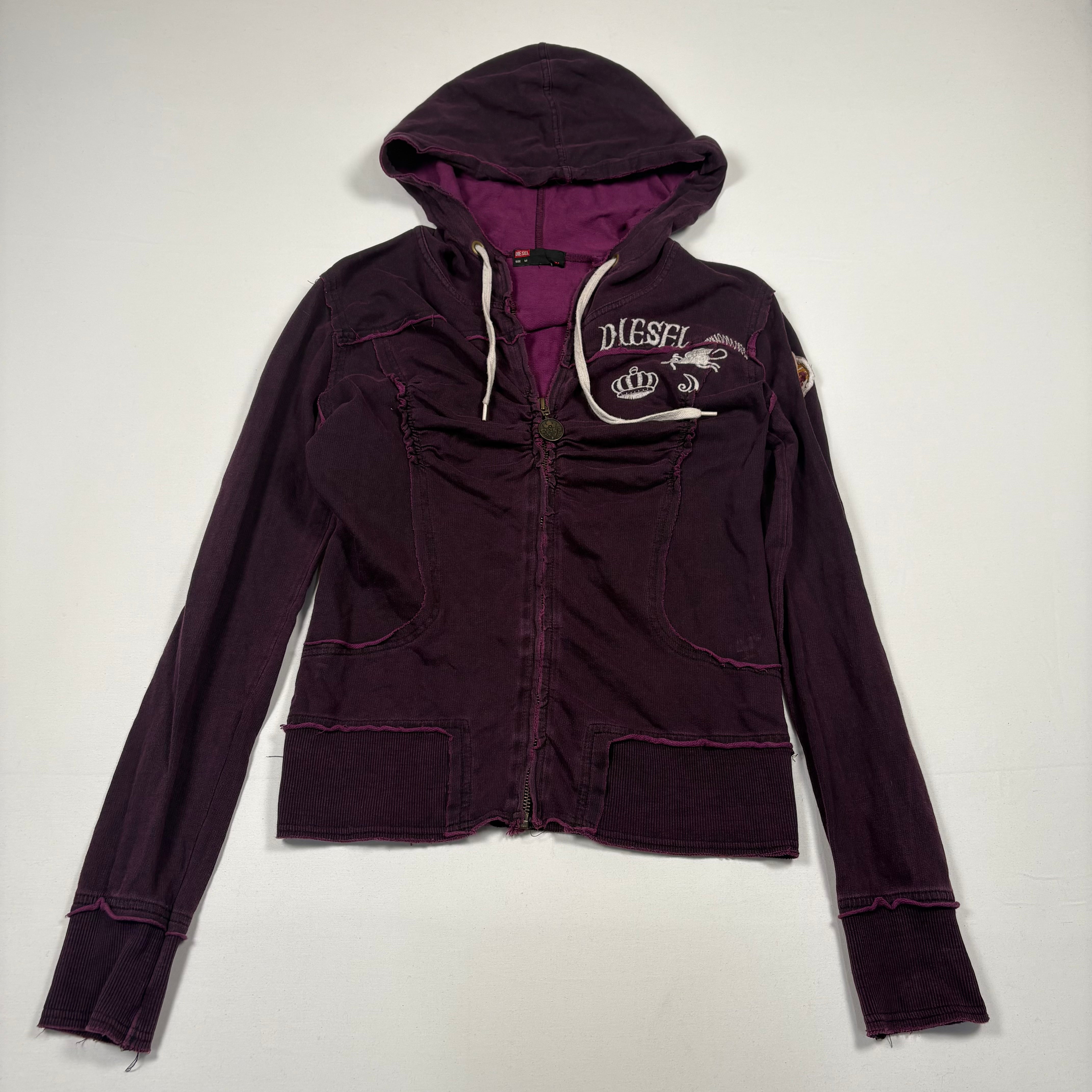 トップス 00s archive DIESEL Y2K Parker 00s archive DIESEl studs hoodie y2k - メルカリ