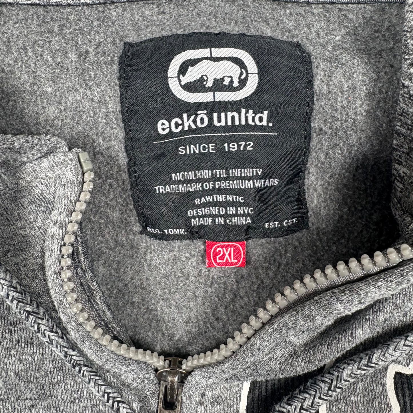 (2XL) Ecko Unltd. Gray Hoodie