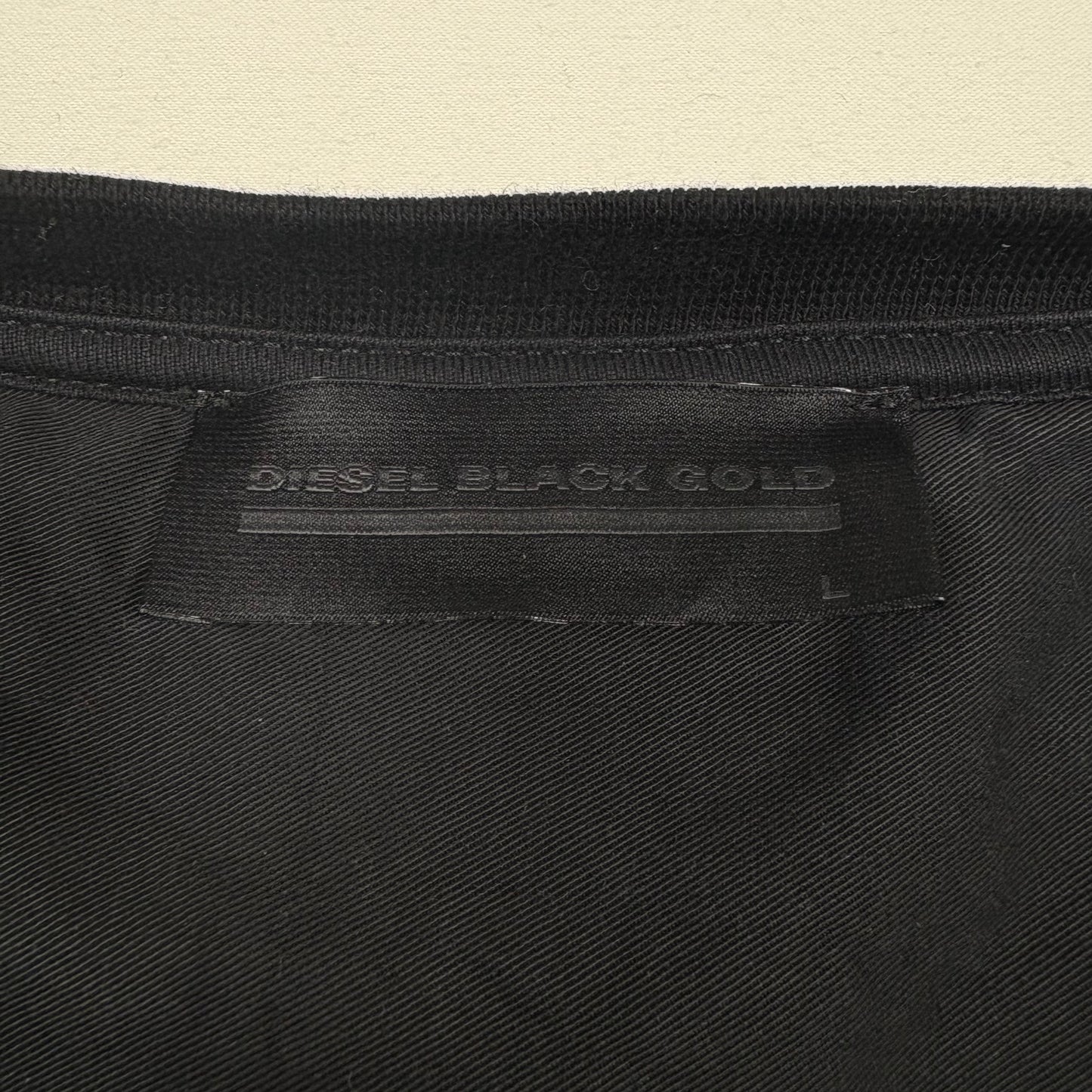 (L) Мъжка тениска Diesel Black Gold