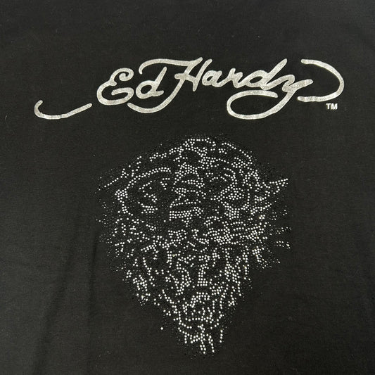 (L) Ed Hardy Black T-Shirt