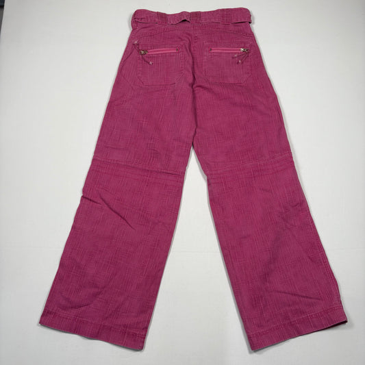 (M) Flared Y2K Pink Pants