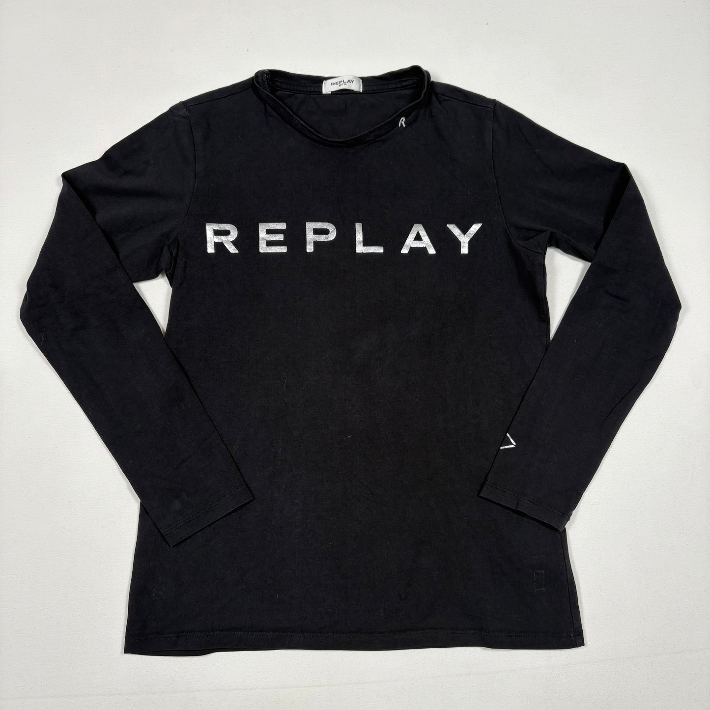 (XS) Replay Black Y2K Blouse