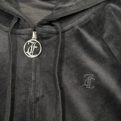 (L) Y2K Juicy Couture Black Hoodie