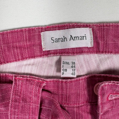 (M) Flared Y2K Pink Pants