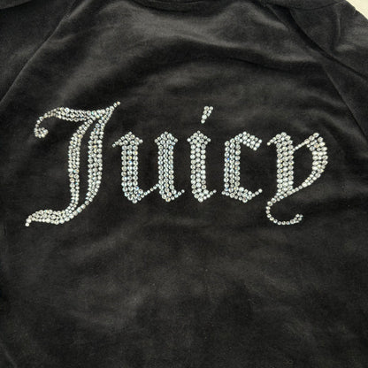 (L) Y2K Juicy Couture Black Hoodie
