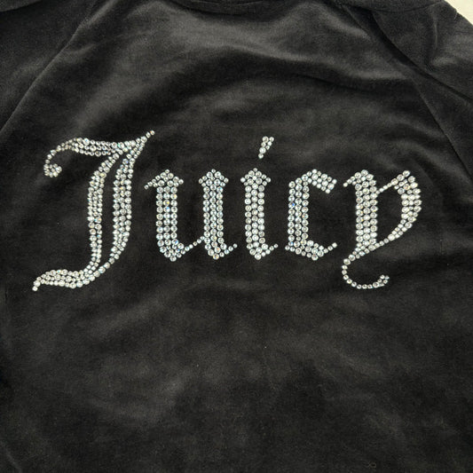(L) Y2K Juicy Couture Black Hoodie