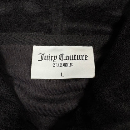 (L) Y2K Juicy Couture Black Hoodie