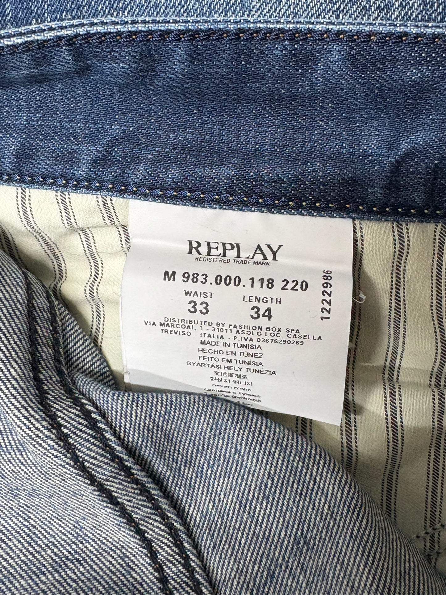 (L) Replay Female Jeans