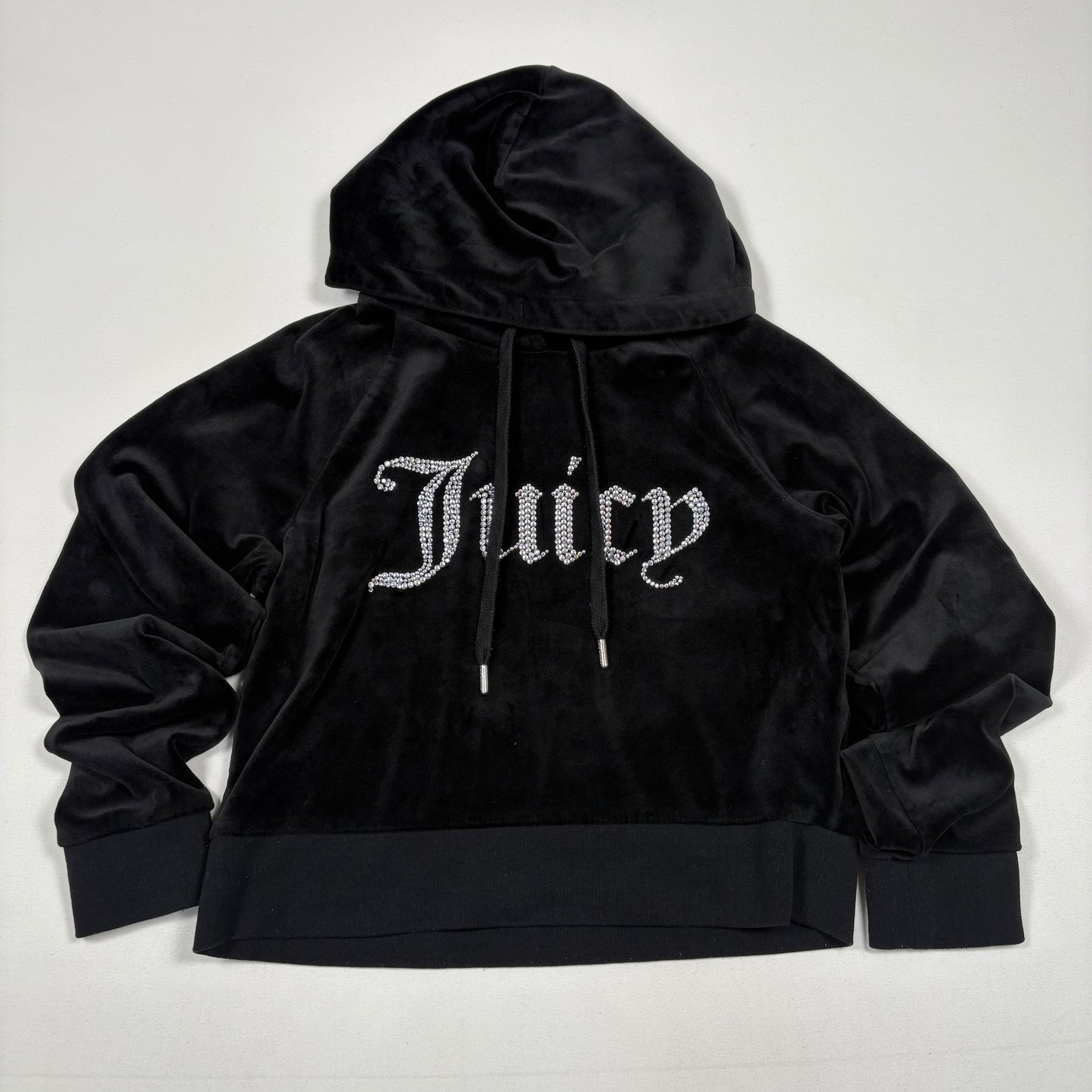 (M) Y2K Juicy Couture Black Hoodie