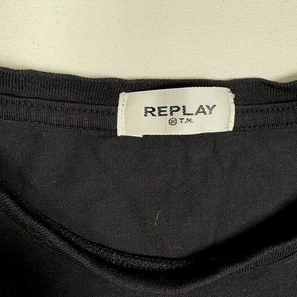(XS) Replay Black Y2K Blouse