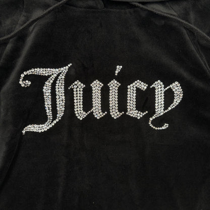 (M) Y2K Juicy Couture Black Hoodie