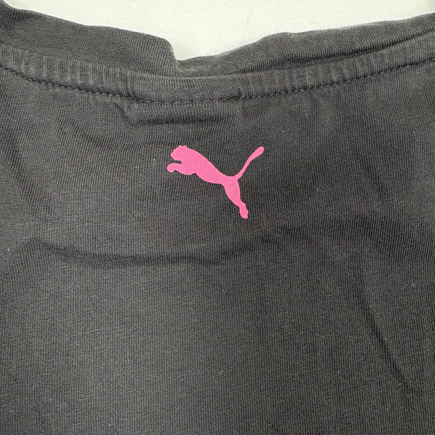 (M) Puma Black T-Shirt