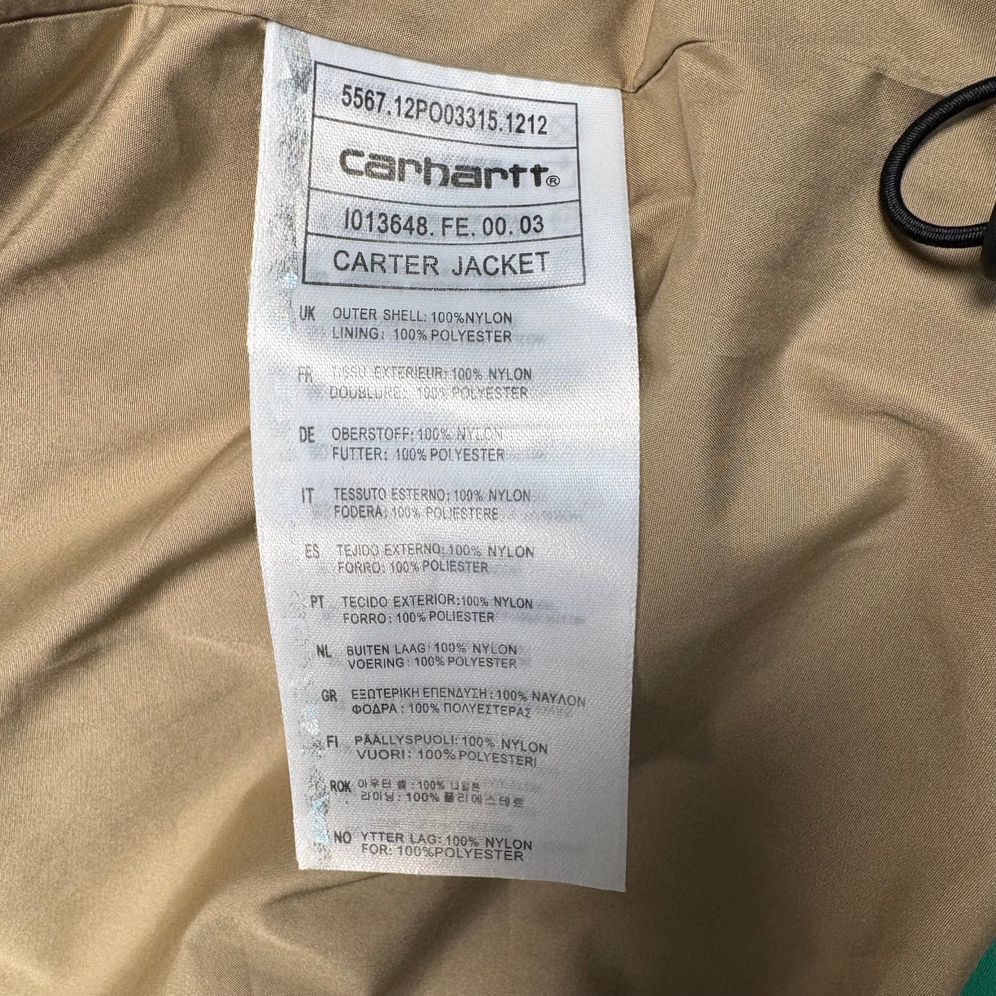 (M) Carhartt Carter Jacket