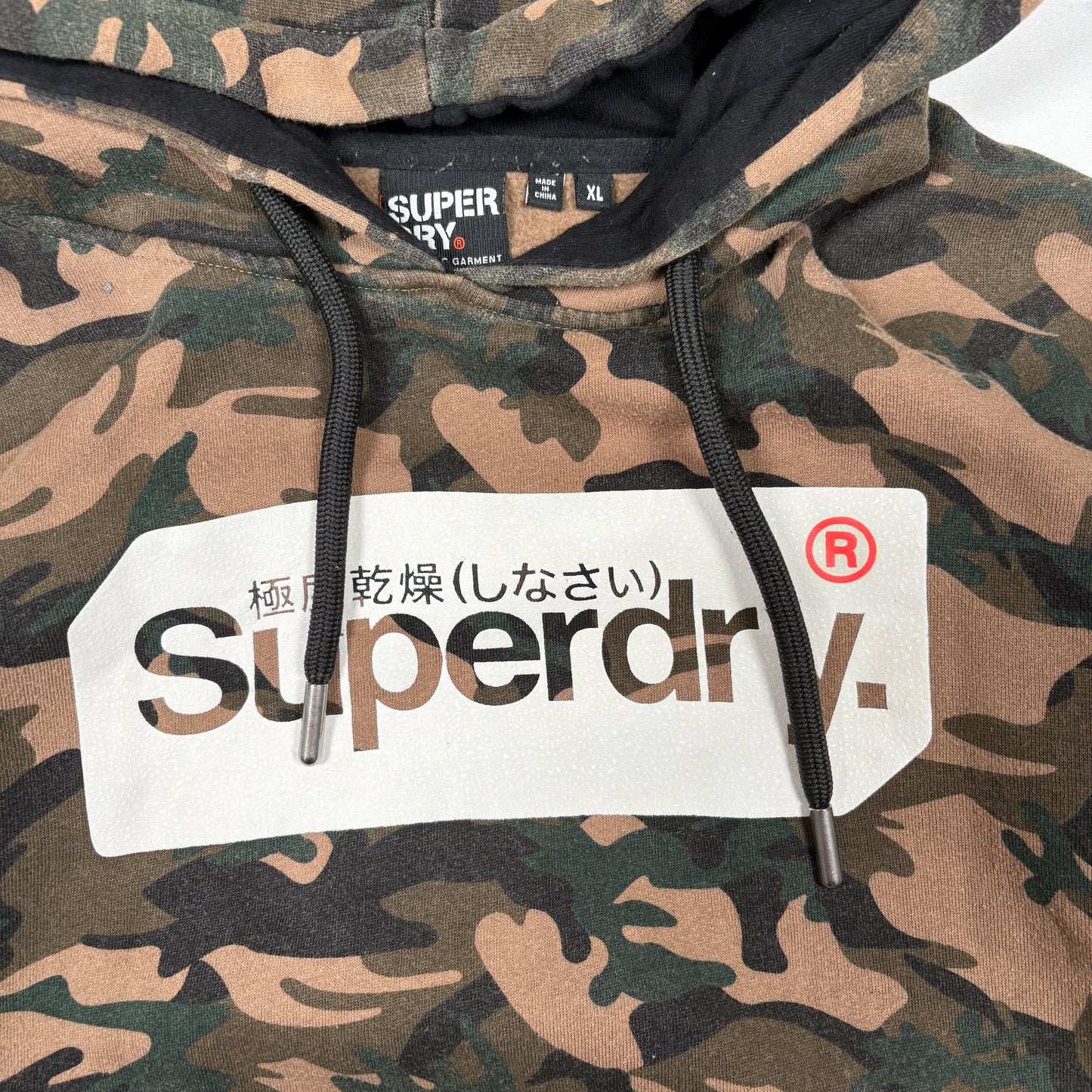 (XL) Superdry Camo Hoodie
