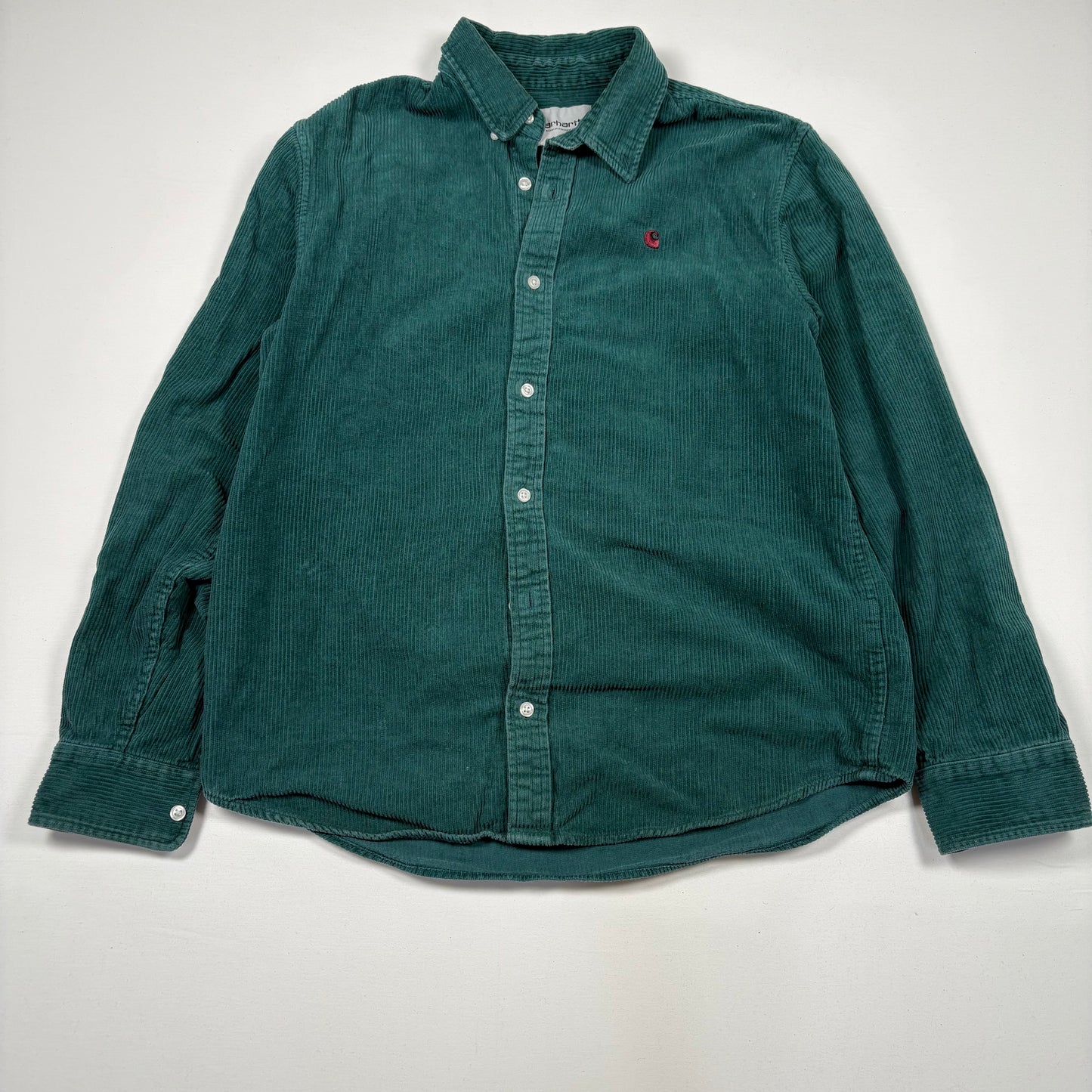 (M) Carhartt Green Shirt