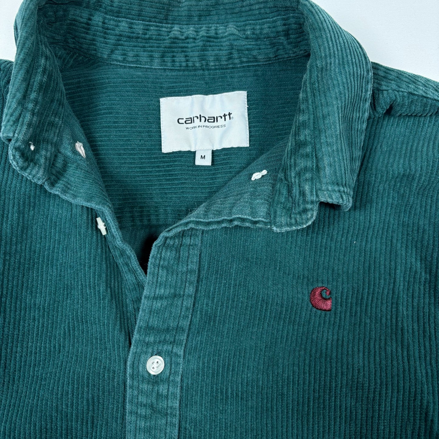 (M) Carhartt Green Shirt