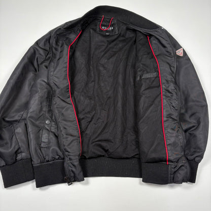 (L) Guess Black Bomber Jacket