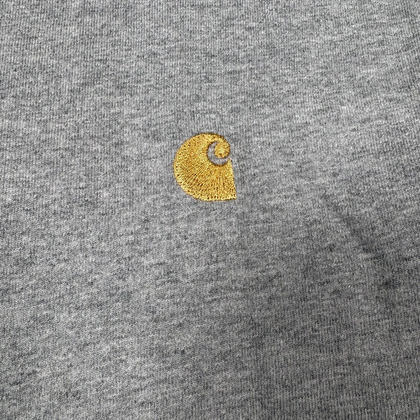 (L) Carhartt Gray Long Sleeve T-Shirt