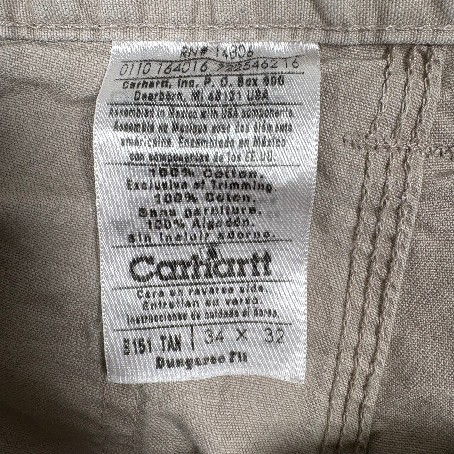 (L) Carhartt Cargo Pants