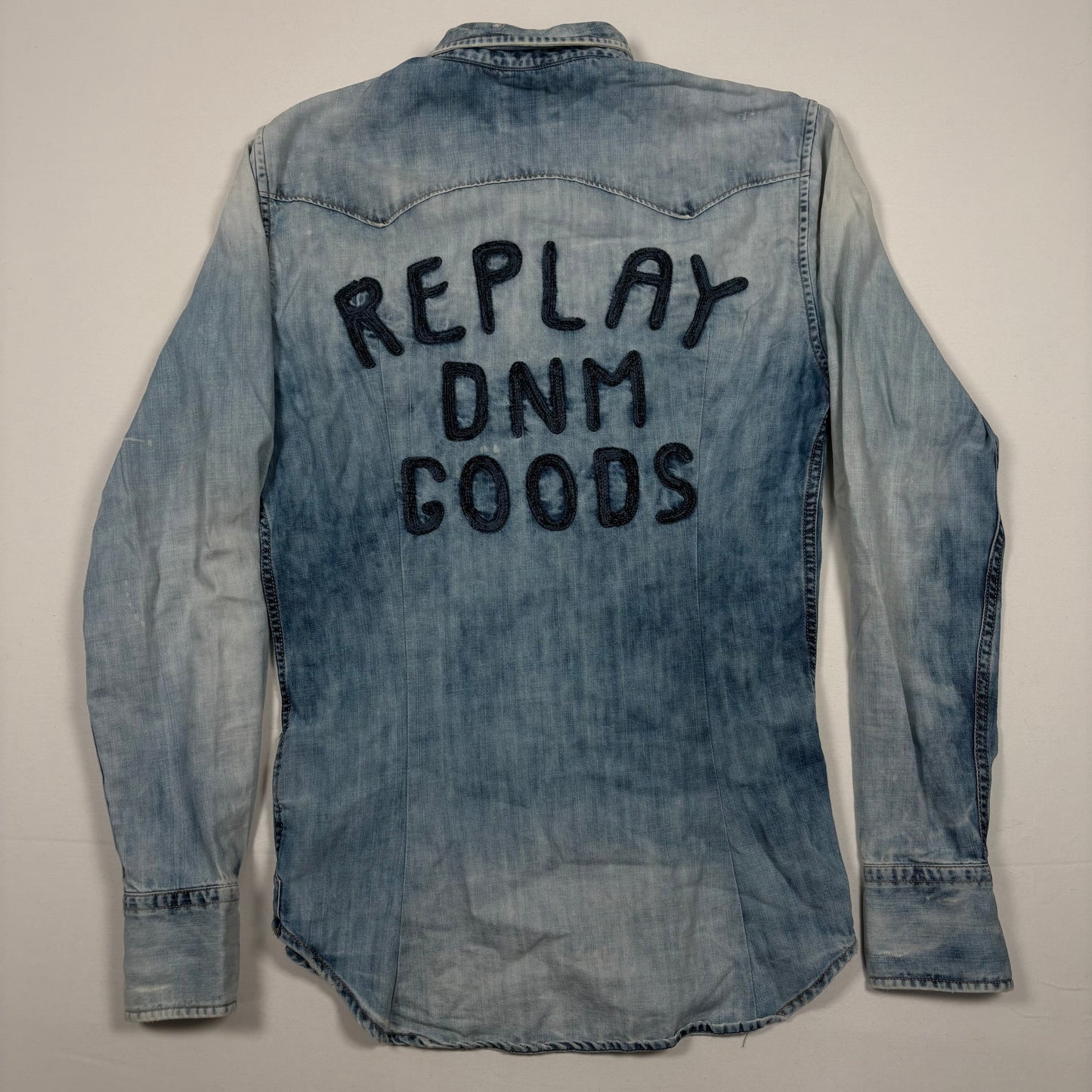 (S) Replay Men's Y2K Denim Shirt