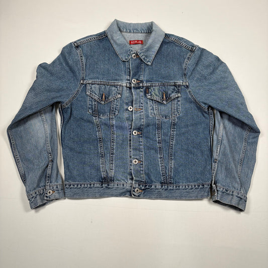 (XL) Деним яке Y2K