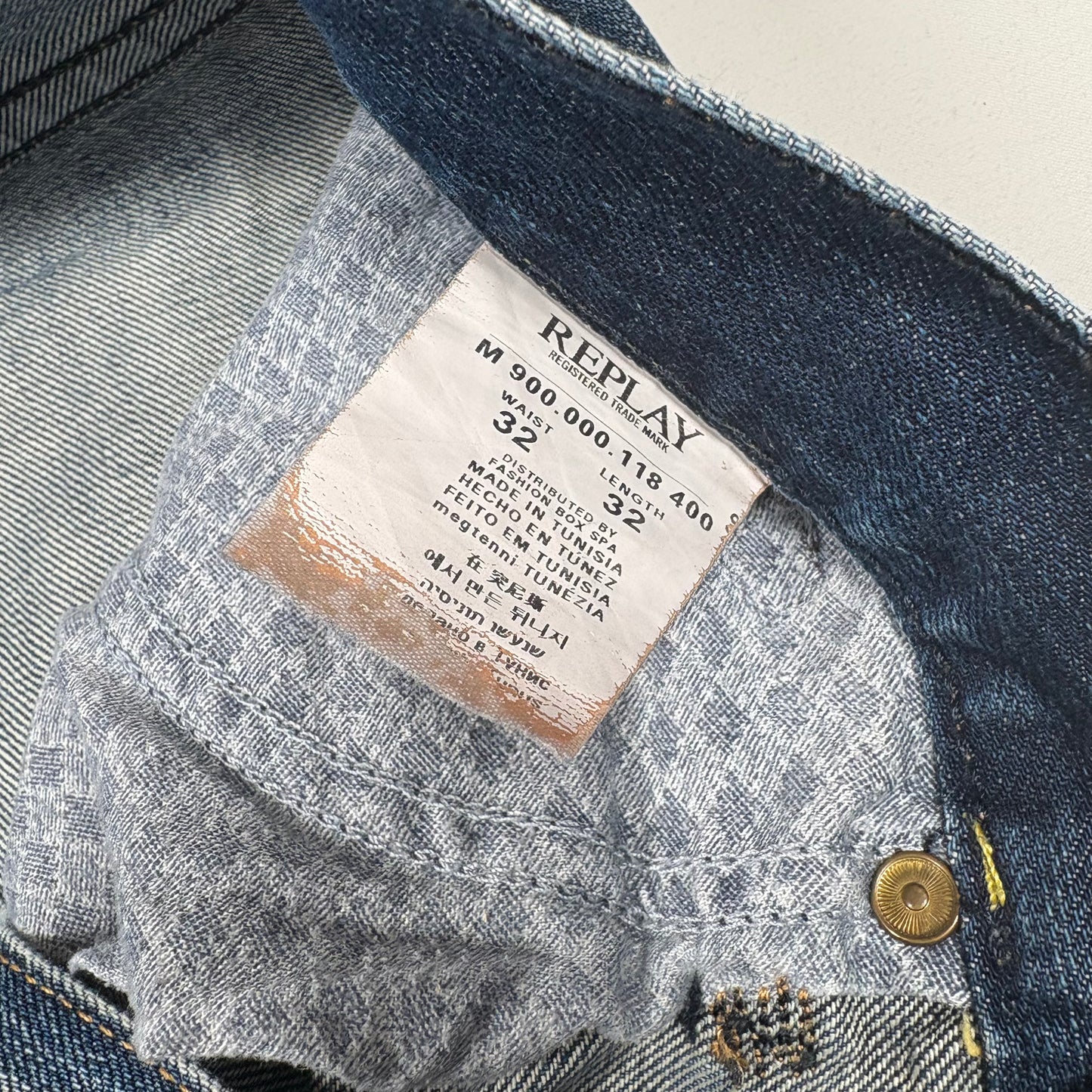 (M) Replay Y2K Jeans