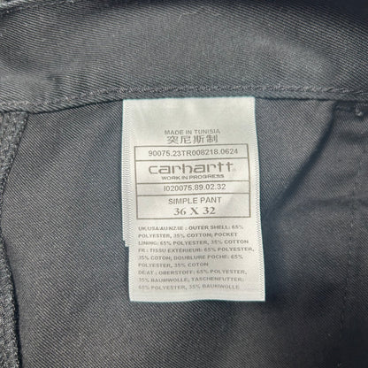 (L) Carhartt Black Pants